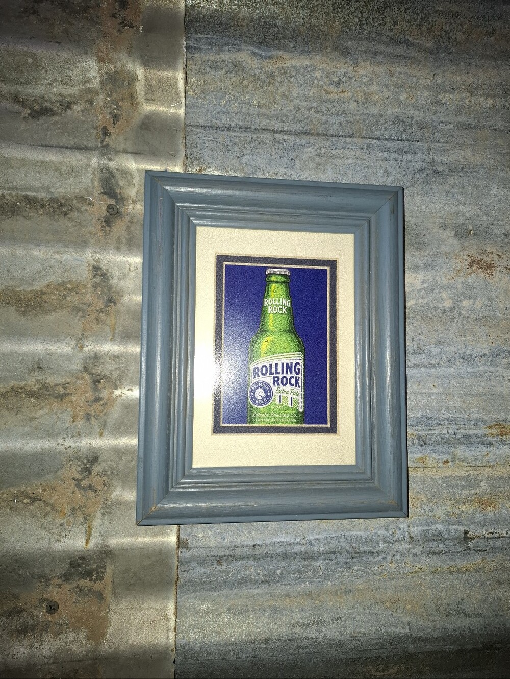 8 Bit Rolling Rock Beer Framed Art Print By Neon Nicho